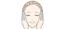 手のひらでプレス